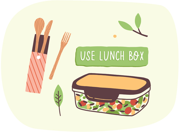 순환경제를 향한 각국의 노력 : use lunch box